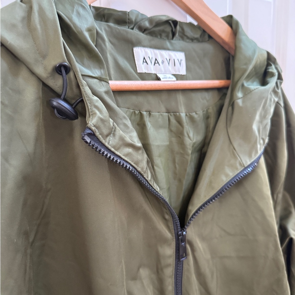 Ava & Viv Women's Rain or Everyday Jacket in Olive - Picture 4 of 9
